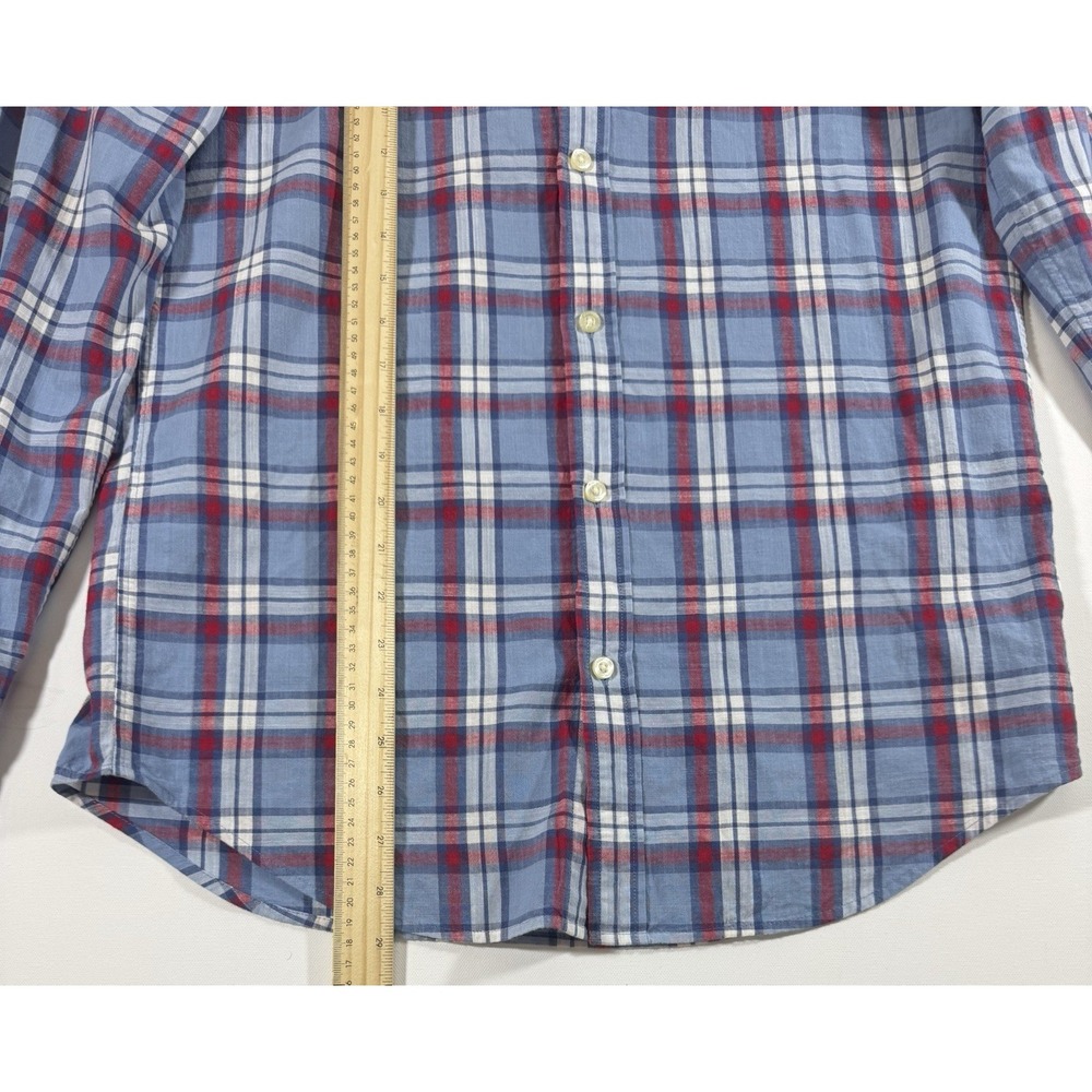 vineyard vine whale shirt Men's Size Small Blue/red/white plaid - Picture 5 of 8